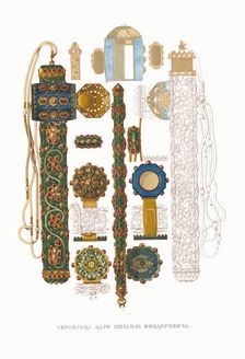 Inkwell of Tsar Michail I Fyodorovich of Russia, 1849-1853. Creator: Solntsev, Fyodor Grigoryevich (1801-1892)