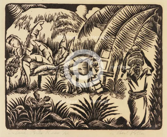 Inland, Porto Rico, ca.1935 - 1937. Creator: Albert Potter.