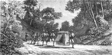 Inland Travelling; A Visit to Borneo 1875. Creator: A.M. Cameron