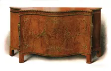Inlaid Commode, 1907 (1908). Creator: Shirley Slocombe