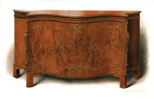 Inlaid Commode, 1907 (1908). Creator: Shirley Slocombe