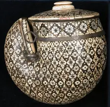 Inlaid Powder Horn, India, 18th century. Creator: Unknown
