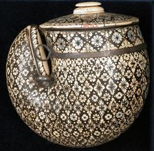 Inlaid Powder Horn, India, 18th century. Creator: Unknown