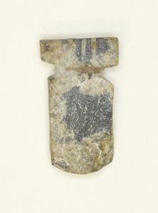 Inlay (?) in form of a Cartouche, Egypt, New Kingdom or later, Dynasties 19- (1295 BCE-?). Creator: Unknown