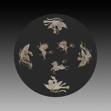 Inlays for a Mirror or Box, c. 900-1000. Creator: Unknown