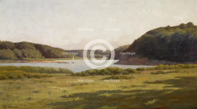 Inlet, Gloucester Harbor, about 1906. Creator: Richard Gruelle.