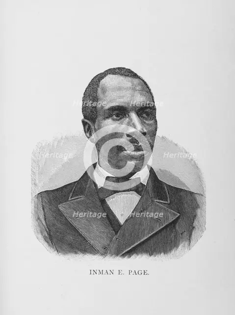 Inman E. Page, 1887. Creator: Unknown.