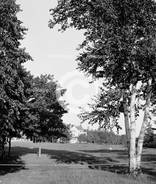 Inn and golf links, Roaring Brook, Mich., c1906. Creator: Unknown.