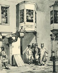 Inn and Post Office 1830, (1943). Creator: Eugene Louis Lami