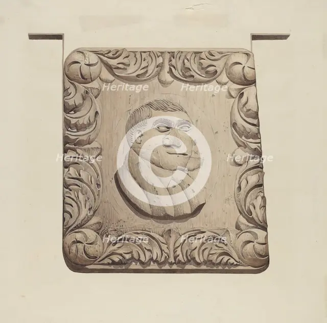 Inn Sign, c. 1938. Creator: Robert Pohle.
