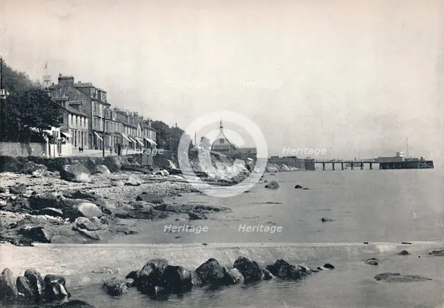 'Innellan - Showing the Rocky Beach and the Steamboat Pier', 1895. Artist: Unknown.