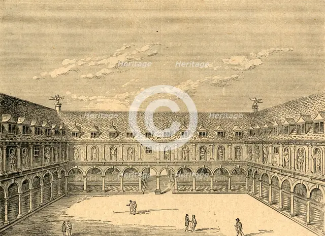 'Inner Court of the First Royal Exchange', (1897). Creator: Unknown.