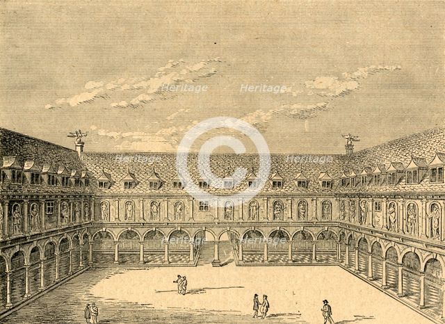 'Inner Court of the First Royal Exchange', (1897). Creator: Unknown.