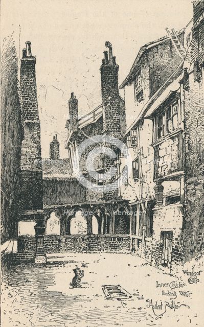 'Inner Cloister, Looking West', 1895. Artist: Unknown.
