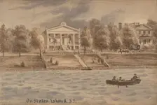Inner Bay, Staten Island, New York, ca. 1872. Creator: Augustus Köllner
