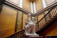 Inner hall, staircase and statuary, Brodsworth Hall, South Yorkshire, c2000s(?). Artist: Historic England Staff Photographer
