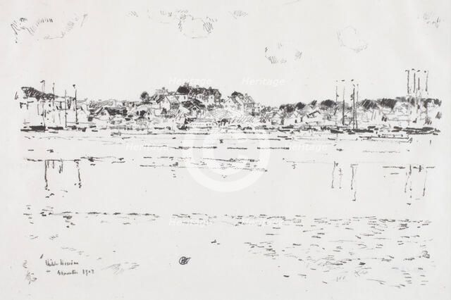 Inner Harbor, Gloucester, 1918. Creator: Frederick Childe Hassam.