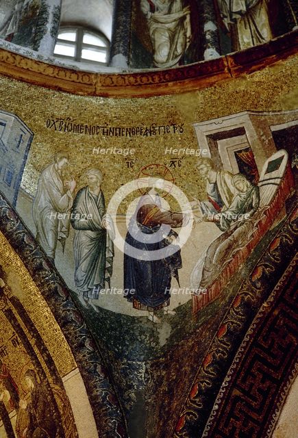 Inner Narthex Mosaic, Church of the Holy Saviour in Chora, Istanbul, Turkey, 14th century. Creator: Unknown.