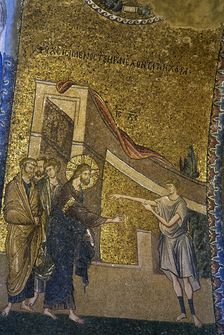 Inner Narthex Mosaic, Church of the Holy Saviour in Chora, Istanbul, Turkey, 14th century. Creator: Unknown