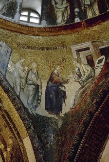 Inner Narthex Mosaic, Church of the Holy Saviour in Chora, Istanbul, Turkey, 14th century. Creator: Unknown