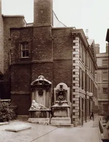 Inner Temple - Churchyard Court, c1885. Creator: Henry Dixon & Son