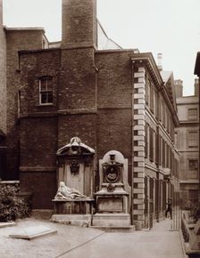 Inner Temple - Churchyard Court, c1885. Creator: Henry Dixon & Son