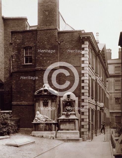 Inner Temple - Churchyard Court, c1885. Creator: Henry Dixon & Son.