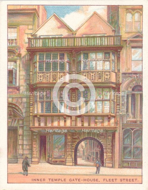 'Inner Temple Gate-House, Fleet Street', 1929. Artist: Unknown.