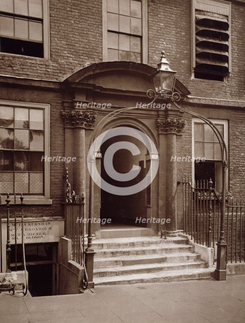 Inner Temple - King's Bench Walk, c1885. Creator: Henry Dixon & Son.