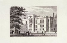 Inner Temple, London, 1829. Artist: J Hinchcliff