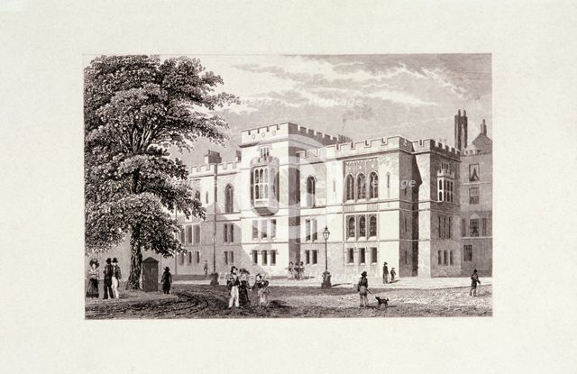 Inner Temple, London, 1829. Artist: J Hinchcliff