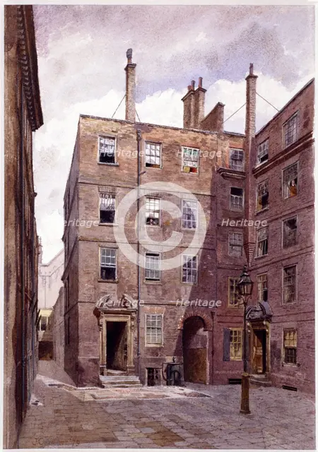 Inner Temple, London, 1879. Artist: John Crowther