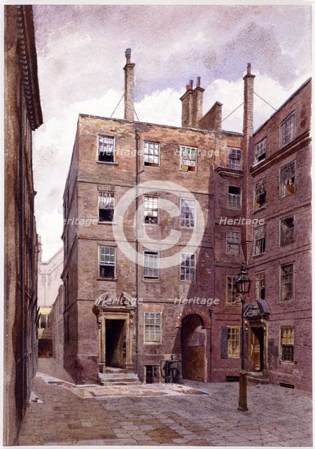 Inner Temple, London, 1879. Artist: John Crowther