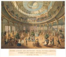 Innere Ansicht des Deutschen Volks Winter Gartens. Interior of the German Winter Garden..., 1856. Creator: Fritz Meyer