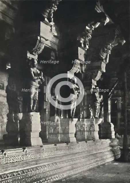 'Inneres eines Hindutempels, Ceylon', 1926. Artist: Unknown.