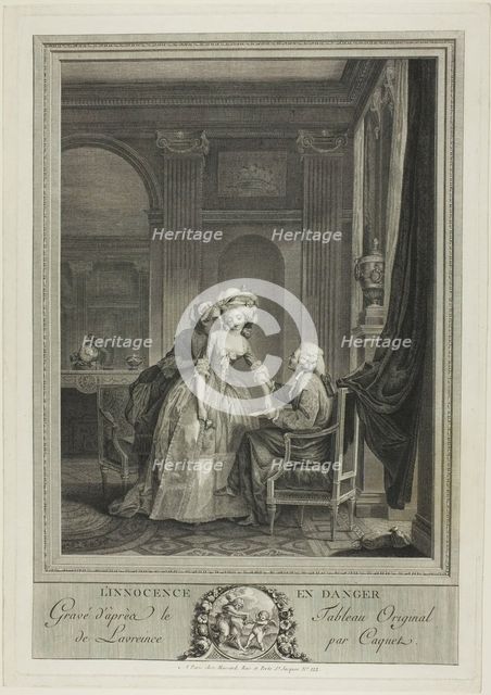 Innocence in Danger, c. 1785. Creator: Jean Gabriel Caquet.
