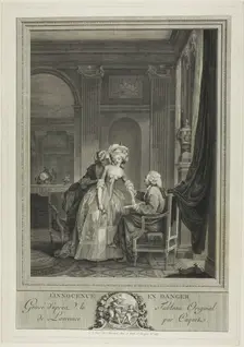 Innocence in Danger, c. 1785. Creator: Jean Gabriel Caquet