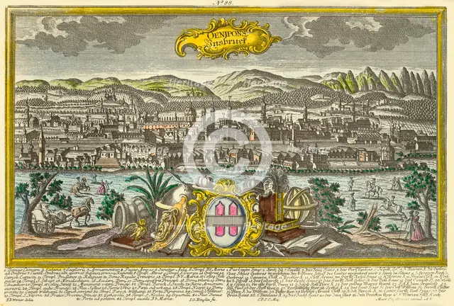 Innsbruck, c1740.  Creator: Johann Georg Ringlin.