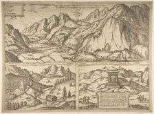Innsbruck from the series Civitates Orbis Terrarum, vol. V, plate 59, 1590. Creator: Unknown