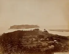 Inosima, a Japanese island, viewed from the village of Katasie on the mainland, c1873. Creator: William Pryor Floyd