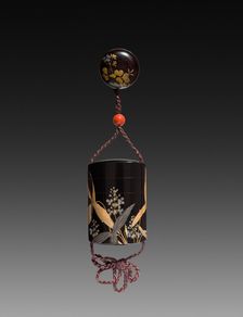 Inro, Ojime, Netsuke, later 1800s. Creator: Shibata Zeshin (Japanese, 1807-1891)