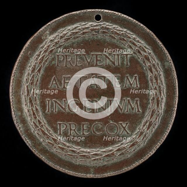 Inscription in a Wreath [reverse]. Creator: Lysippus Junior.