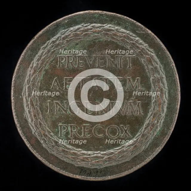 Inscription in a Wreath [reverse]. Creator: Lysippus Junior.