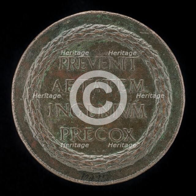 Inscription in a Wreath [reverse]. Creator: Lysippus Junior.