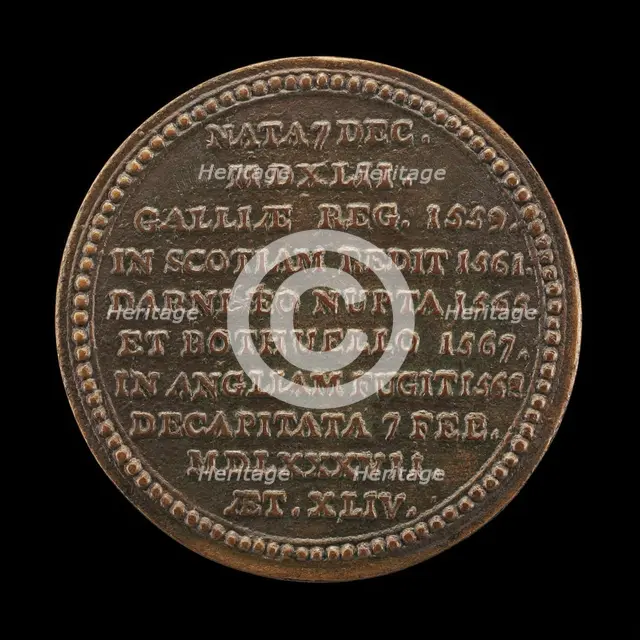 Inscription [reverse], 17th century. Creator: Unknown.