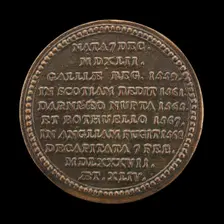 Inscription [reverse], 17th century. Creator: Unknown