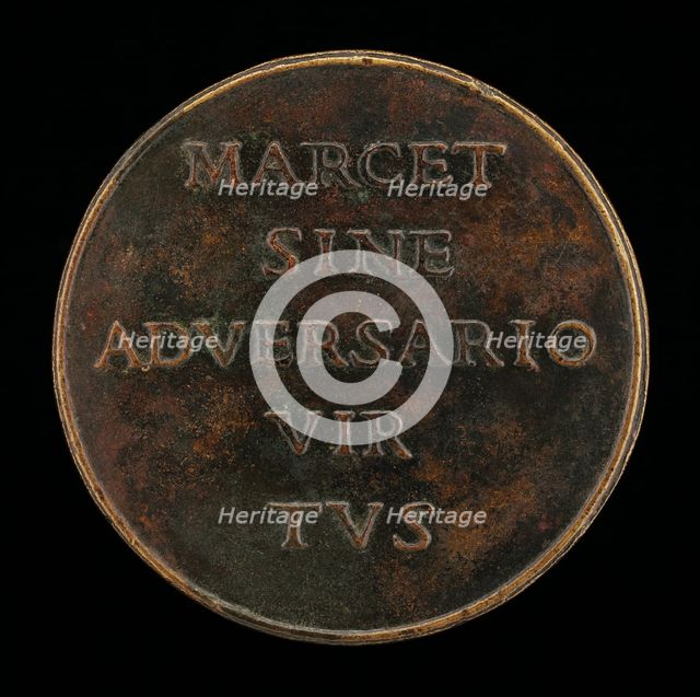 Inscription [reverse], 1488/1493. Creator: Giovanni Candida.