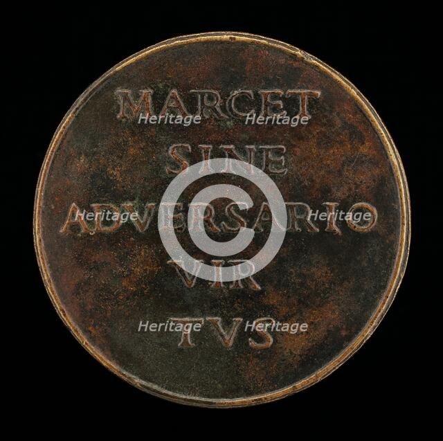 Inscription [reverse], 1488/1493. Creator: Giovanni Candida.