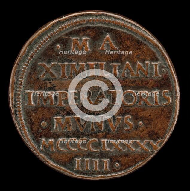 Inscription [reverse], 1494. Creator: Francesco Francia.