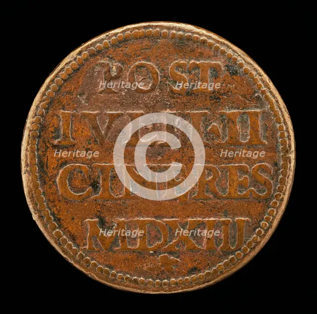 Inscription [reverse], 1513. Creator: Unknown.
